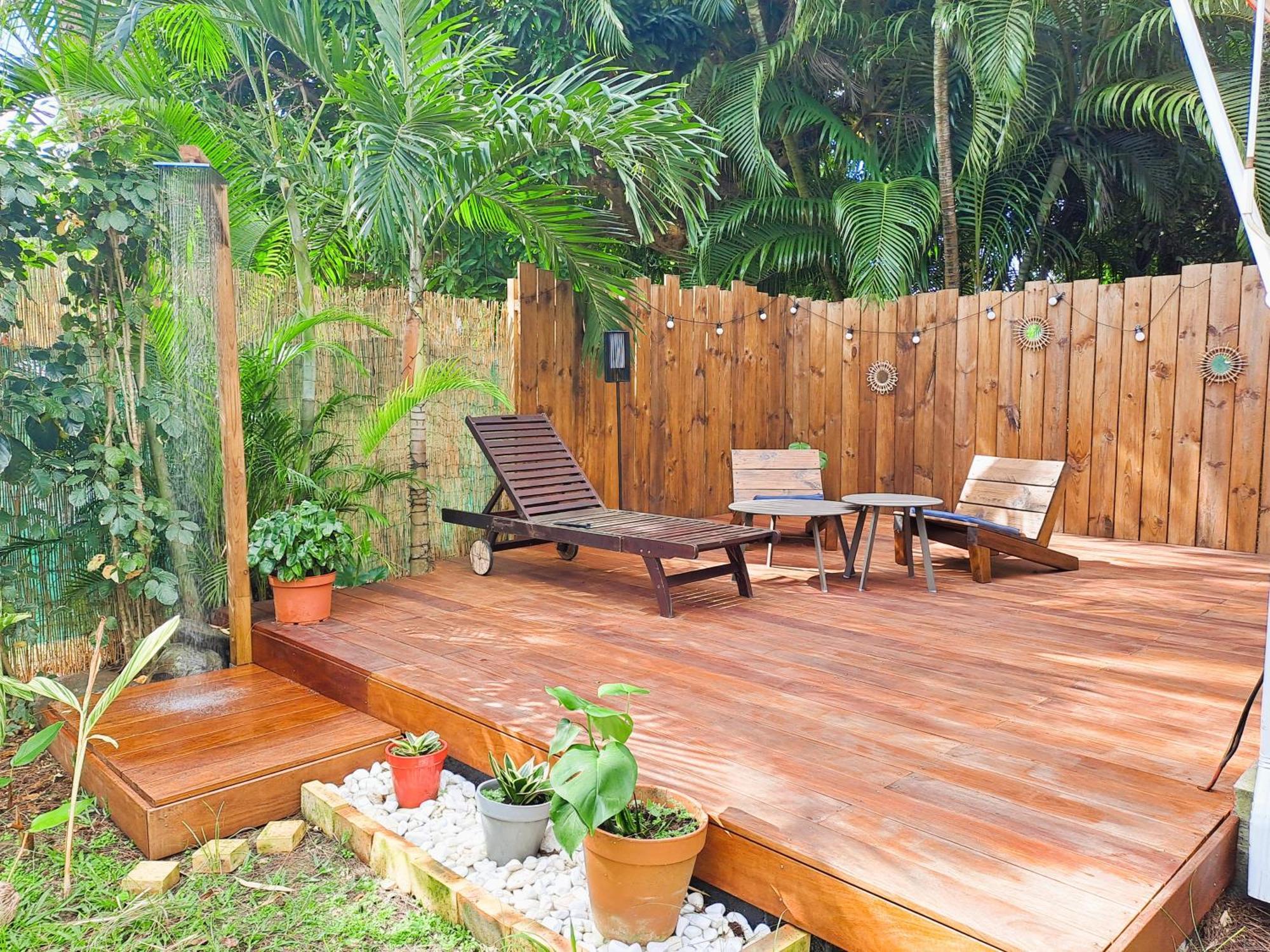 Yuka Lodge - Bungalow Prive Avec Jardin En Pleine Nature Sainte-Anne  Eksteriør billede
